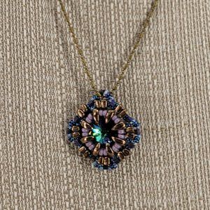 Crystal Rivoli Necklace/Pendant